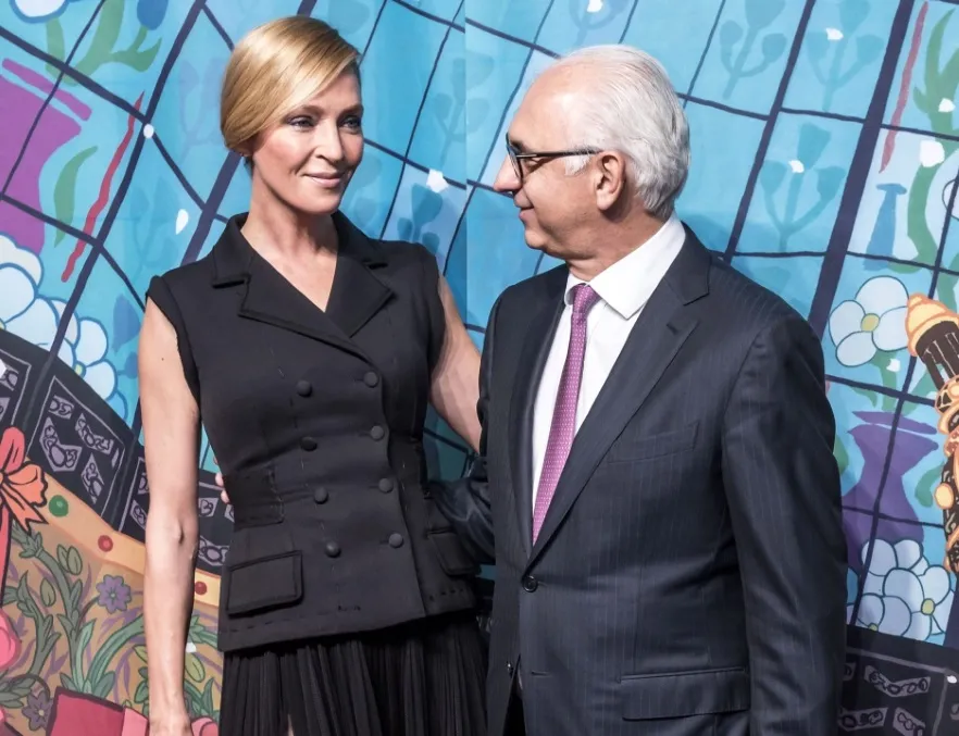 Coś niepokojącego dzieje się z twarzą 46-letniej Umy Thurman... FOTO