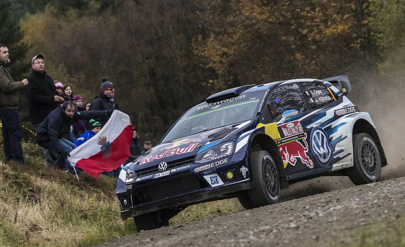 Sebastian Ogier za kierownicą Volkswagena Polo WRC