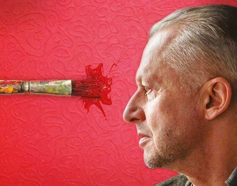 Fragment plakatu do "Powidoków" Andrzeja Wajdy