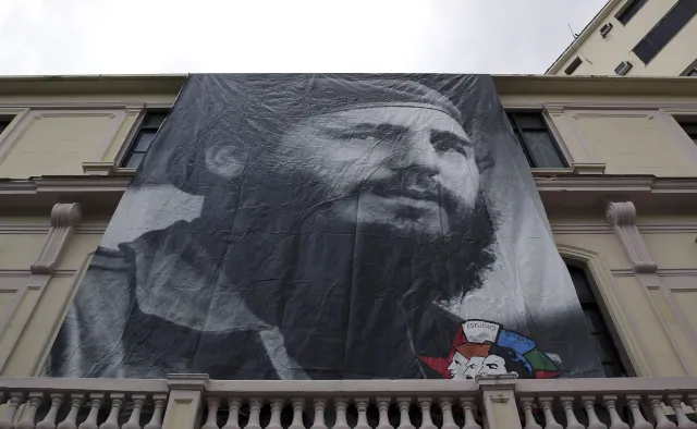 Figurka Fidela Castro w neapolitańskiej szopce