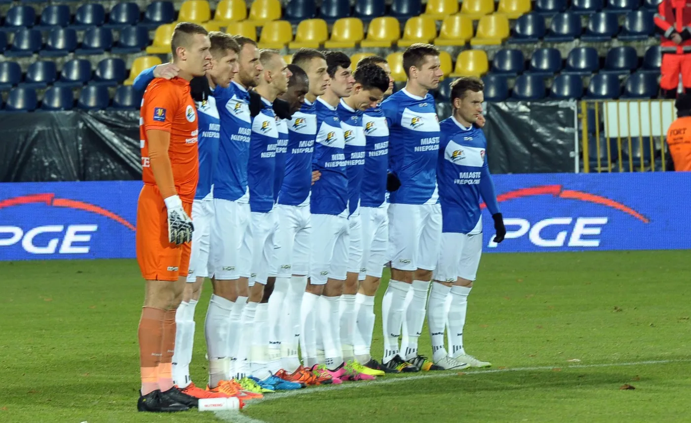 Piłkarze Puszczy Niepołomice