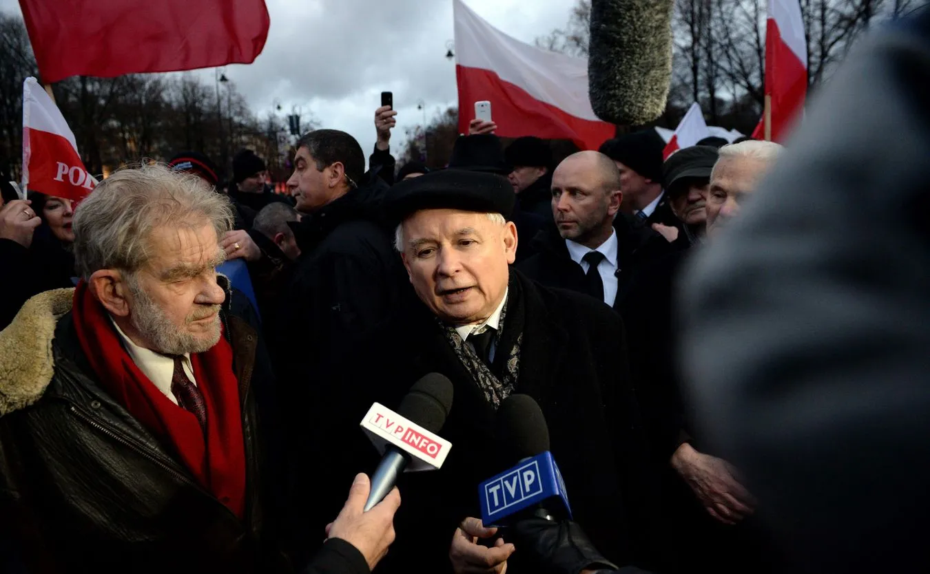 Jarosław Kaczyński na Marszu Wolności i Solidarności