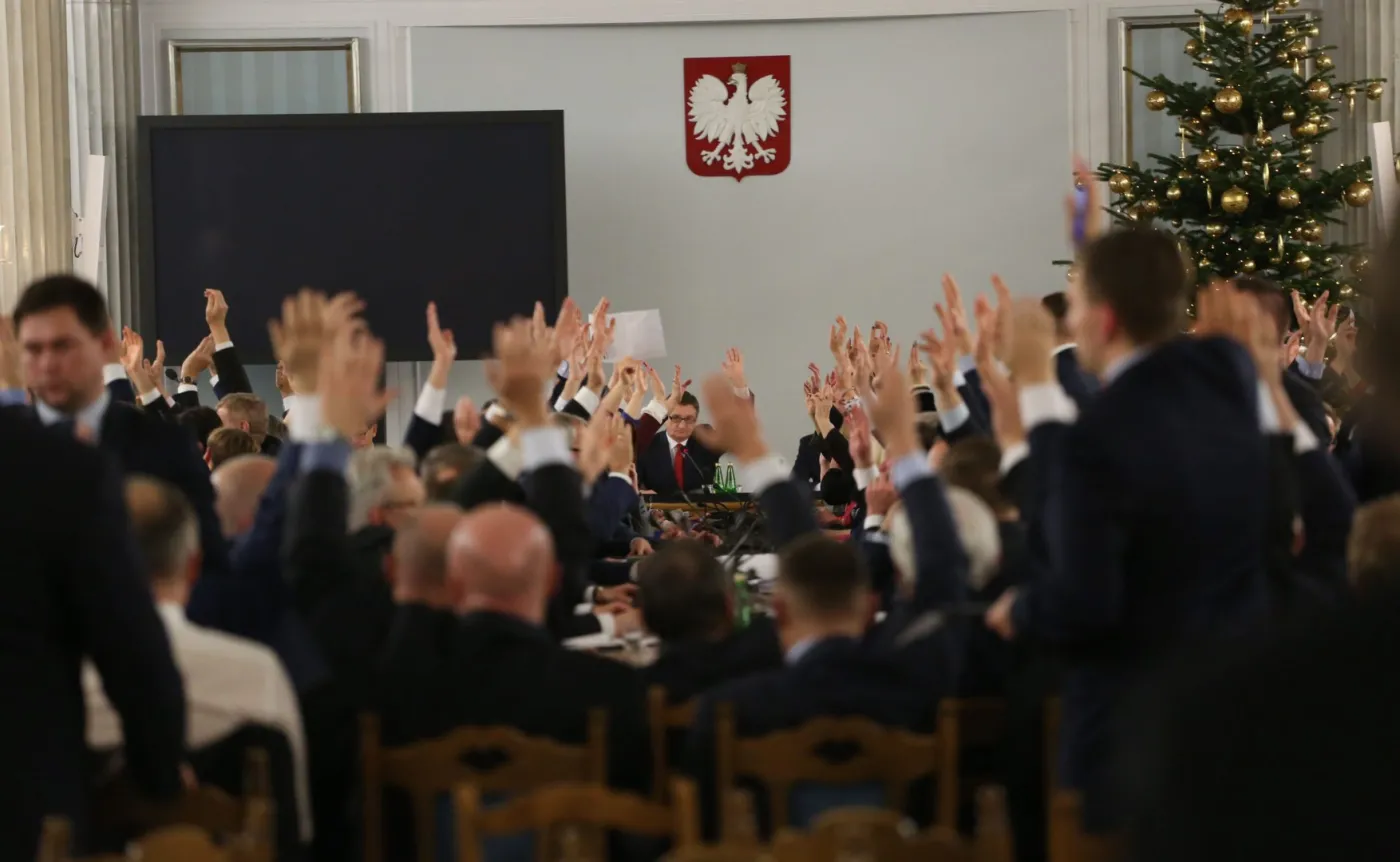Kancelaria Sejmu o nagraniu z trzeciej kamery z Sali Kolumnowej: Może być przekazane wyłącznie organom sprawiedliwości