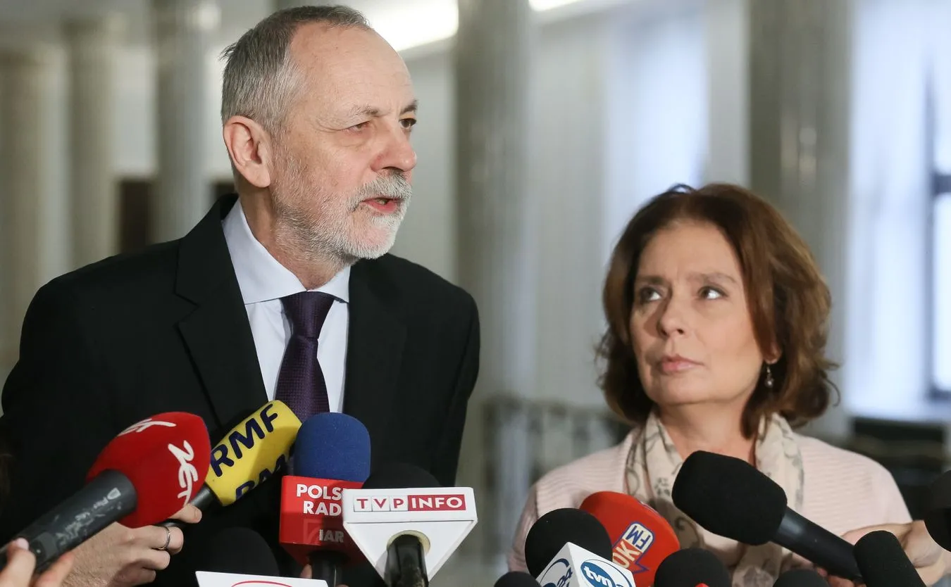 Rafał Grupiński i Małgorzata Kidwa-Błońska