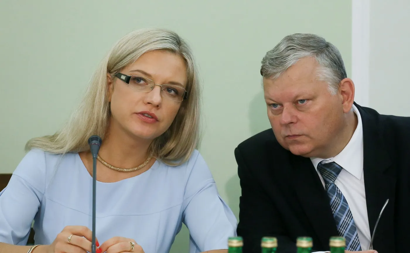 Małgorzata Wassermann i Marek Suski
