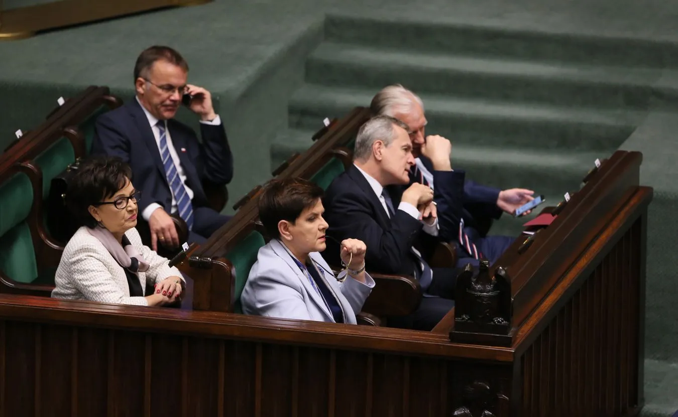 Premier Beata Szydło w Sejmie