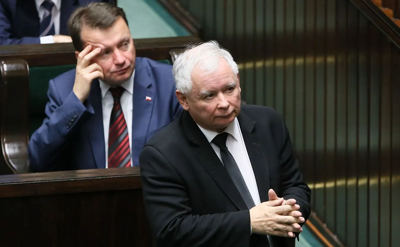 Mariusz Błaszczak i Jarosław Kaczyński