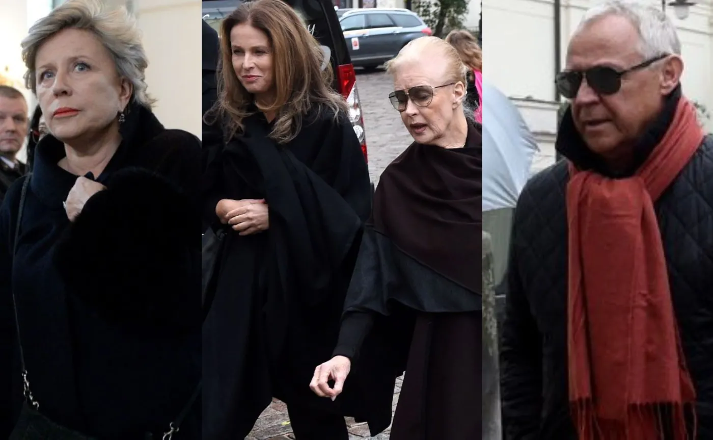 Warszawscy artyści i politycy pożegnali Andrzeja Wajdę przed ostatnią drogą na salwatorski cmentarz