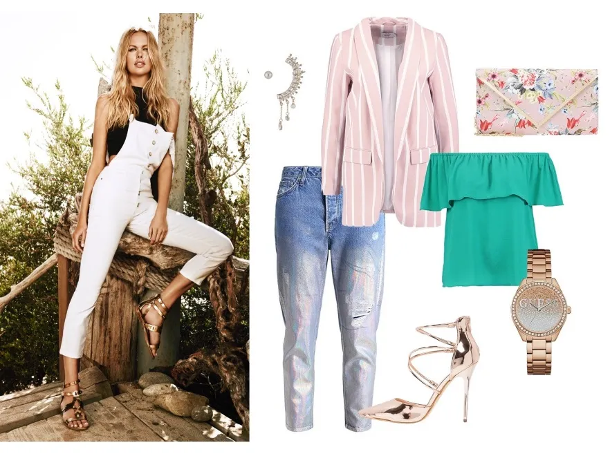 STYLIZACJE ze złotymi butami