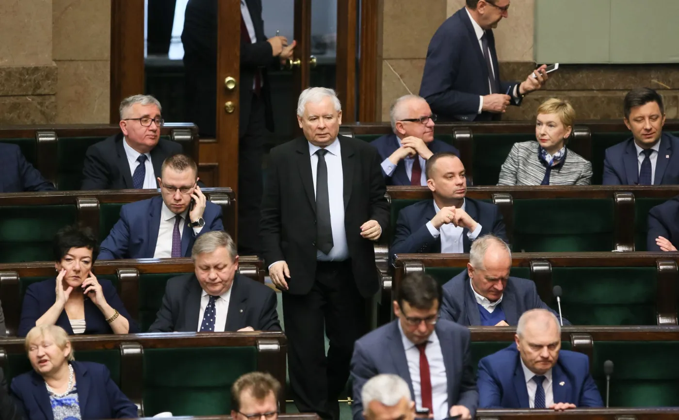 Jarosław Kaczyński w Sejmie