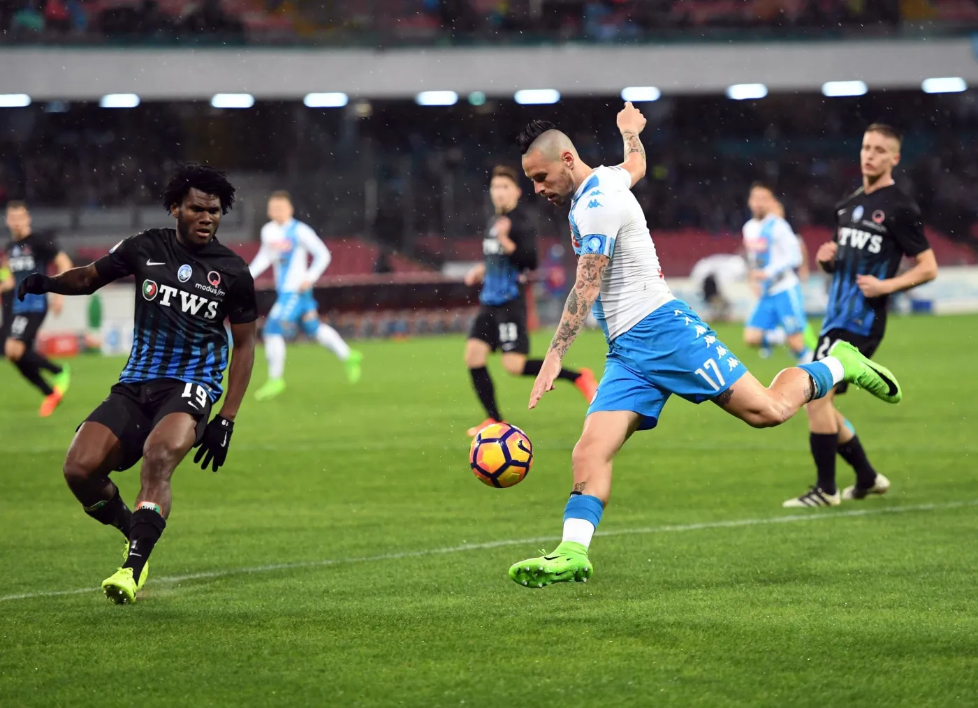 Marek Hamsik i Franck Kessie