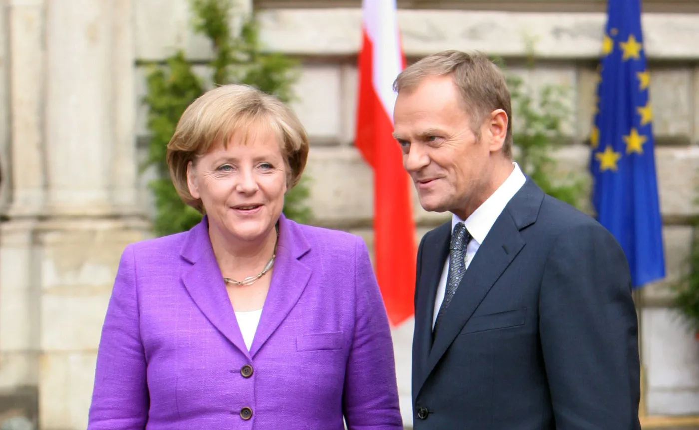 Angela Merkel i Donald Tusk