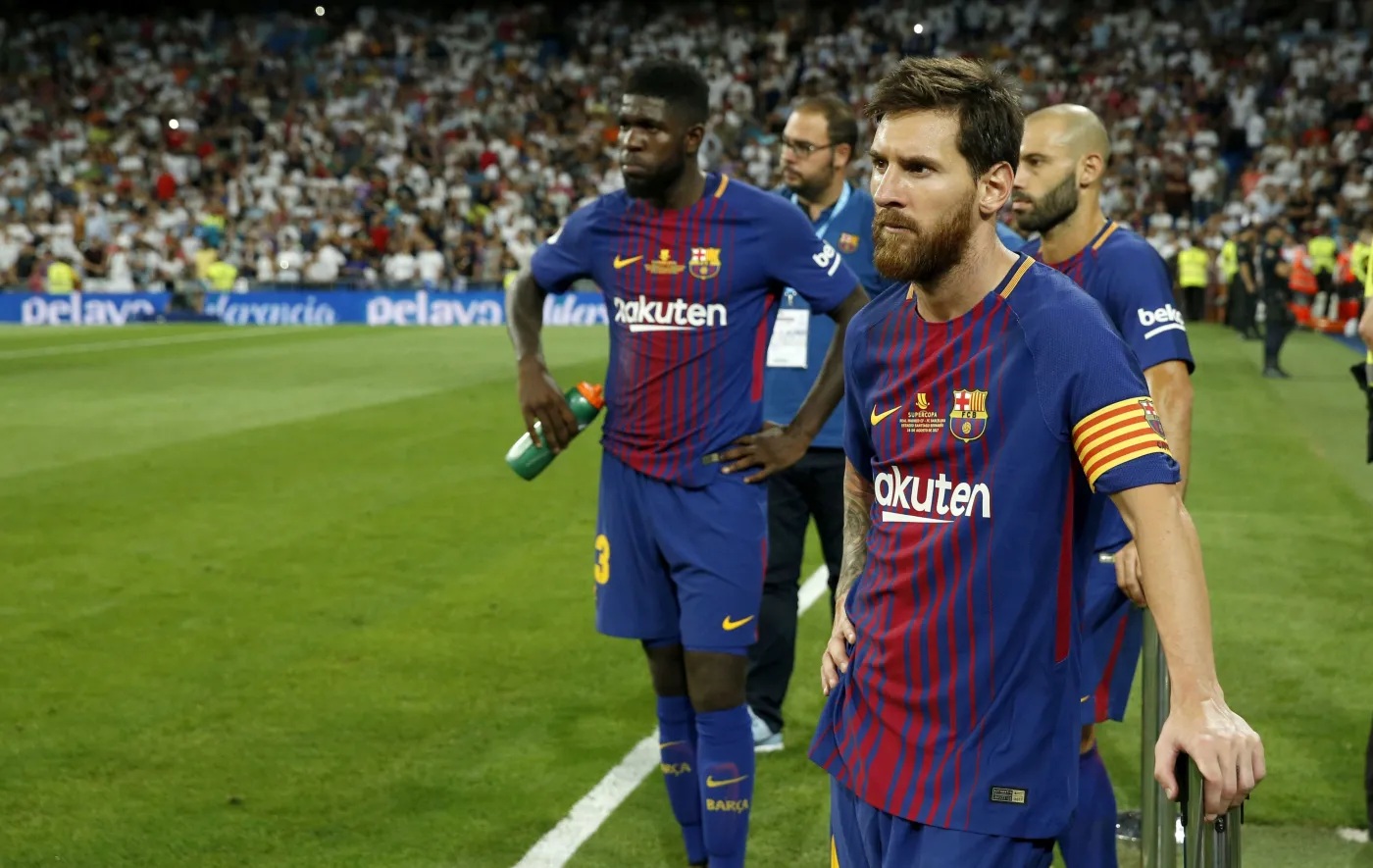 Lionel Messi i Samuel Umtiti 