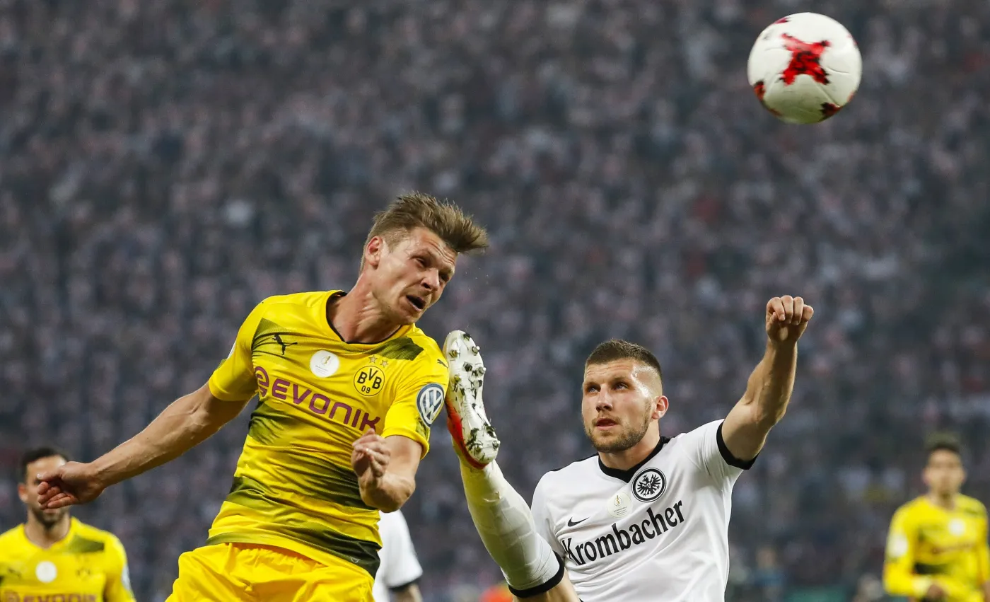 Ante Rebic i Łukasz Piszczek