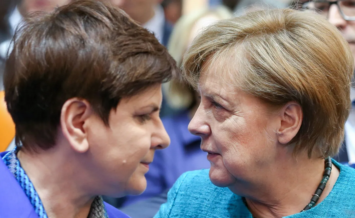 Beata Szydło i Angela Merkel