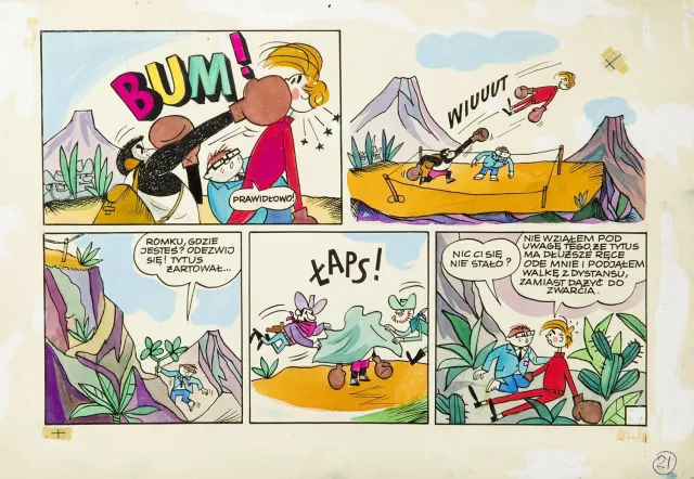 Klasyka polskiego komiksu idzie pod młotek. Cena wywoławcza od 500 do 4 tys. zł