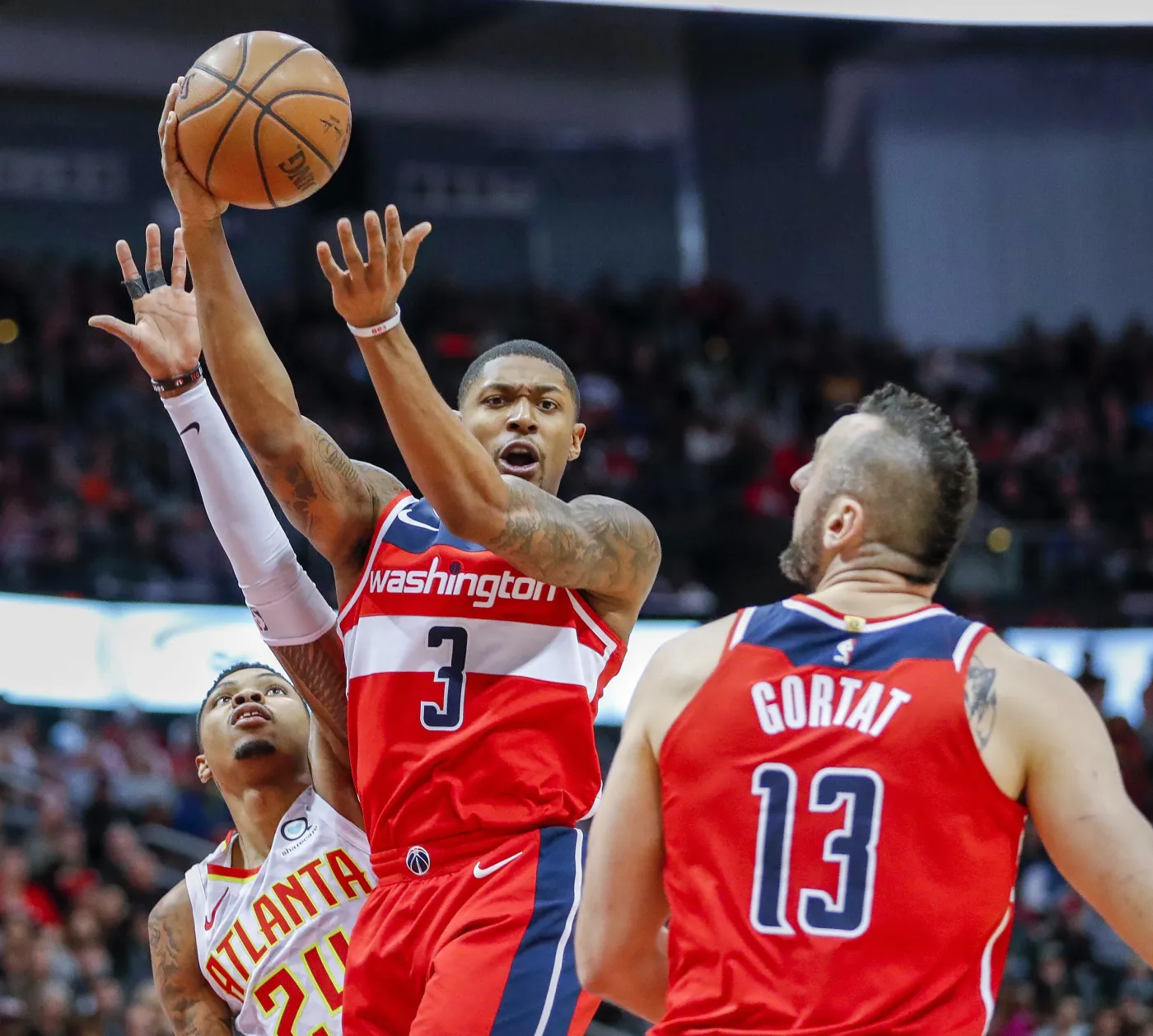 Bradley Beal i Marcin Gortat