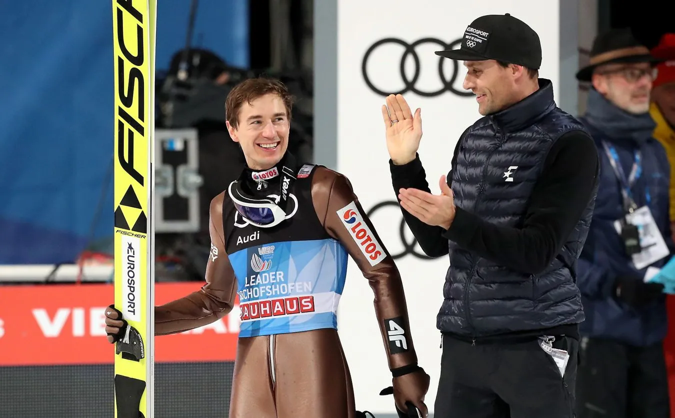 Kamil Stoch i Sven Hannawald