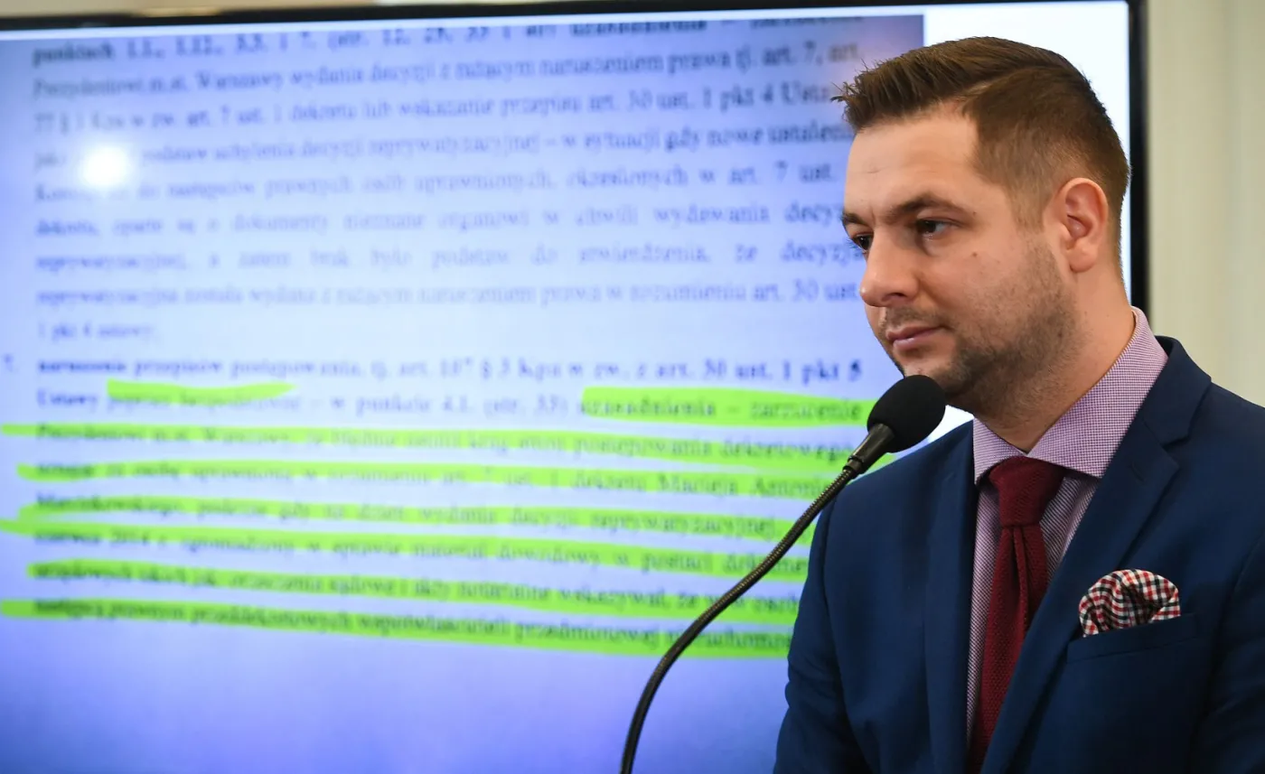 Patryk Jaki prezentował nową ustawę reprywatyzacyjną