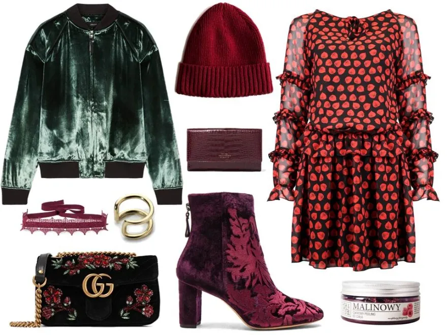 Welurowe buty na jesień 2017. STYLIZACJE