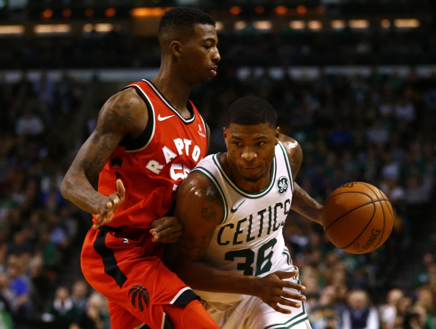 Marcus Smart i Delon Wright
