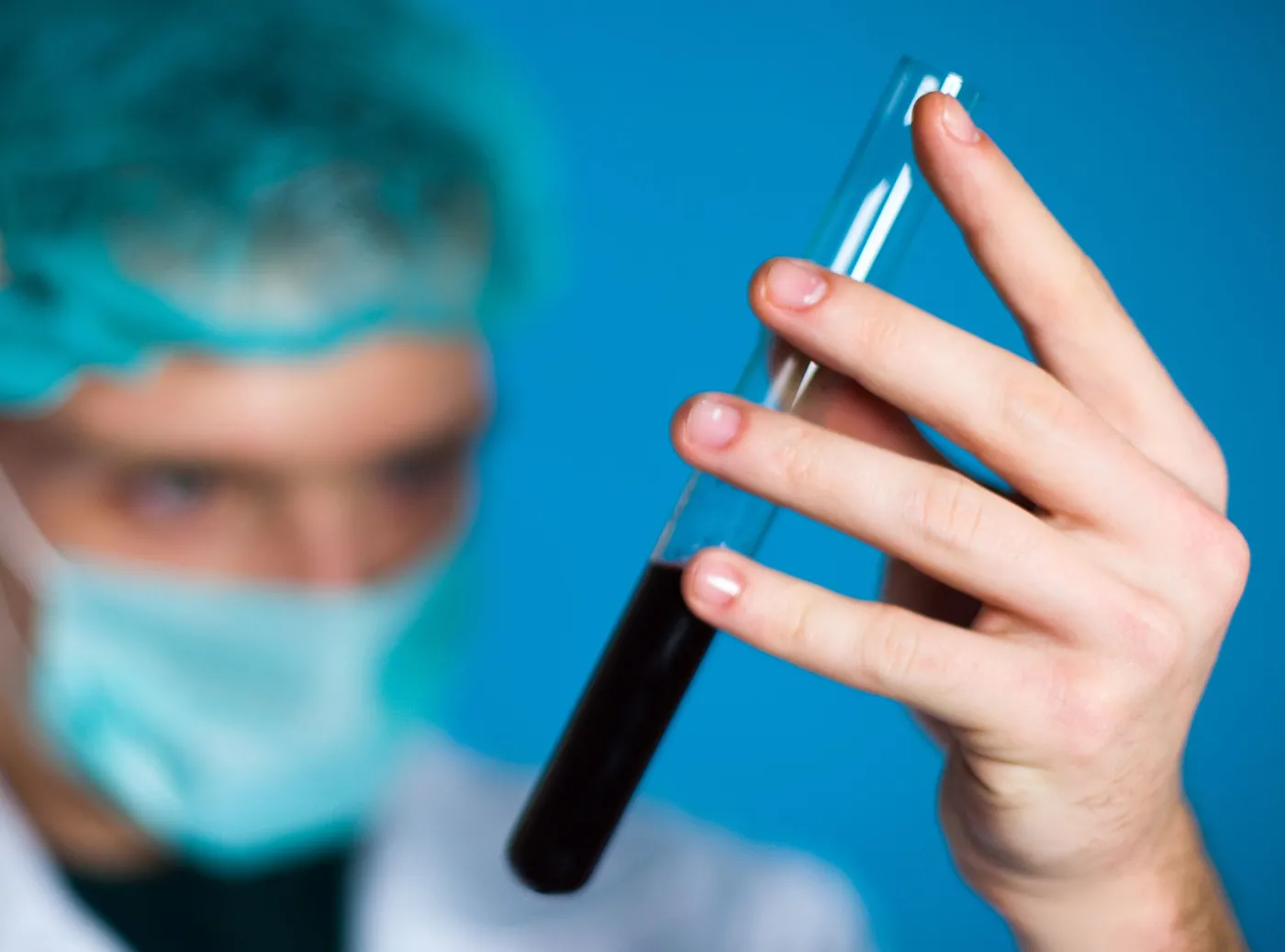 krew probówka lekarz doktor