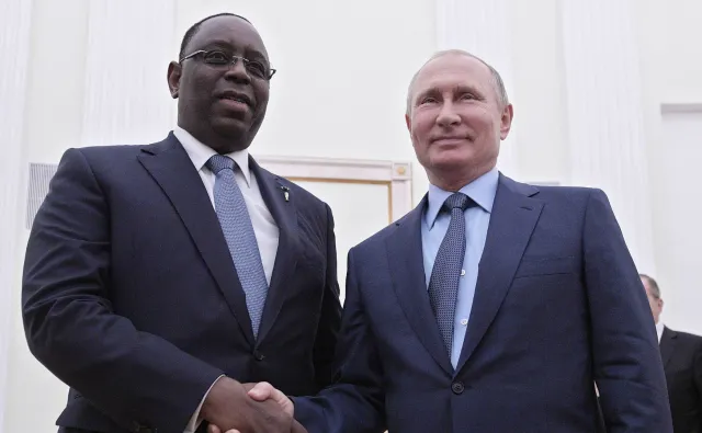 Władimir Putin gratuluje prezydentowi Senegalu wygranej z Polską