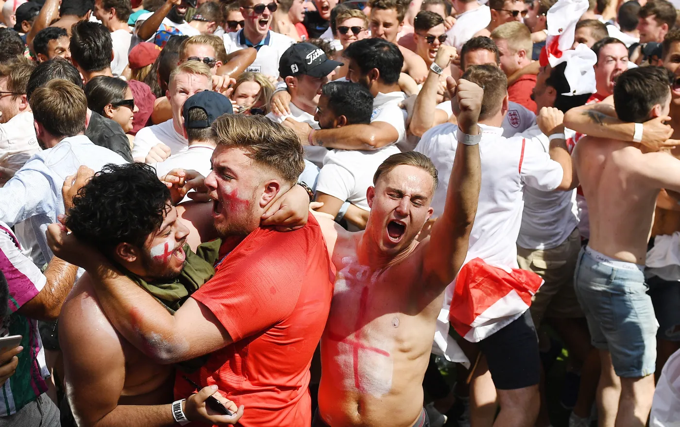 Kibice reprezentacji Anglii