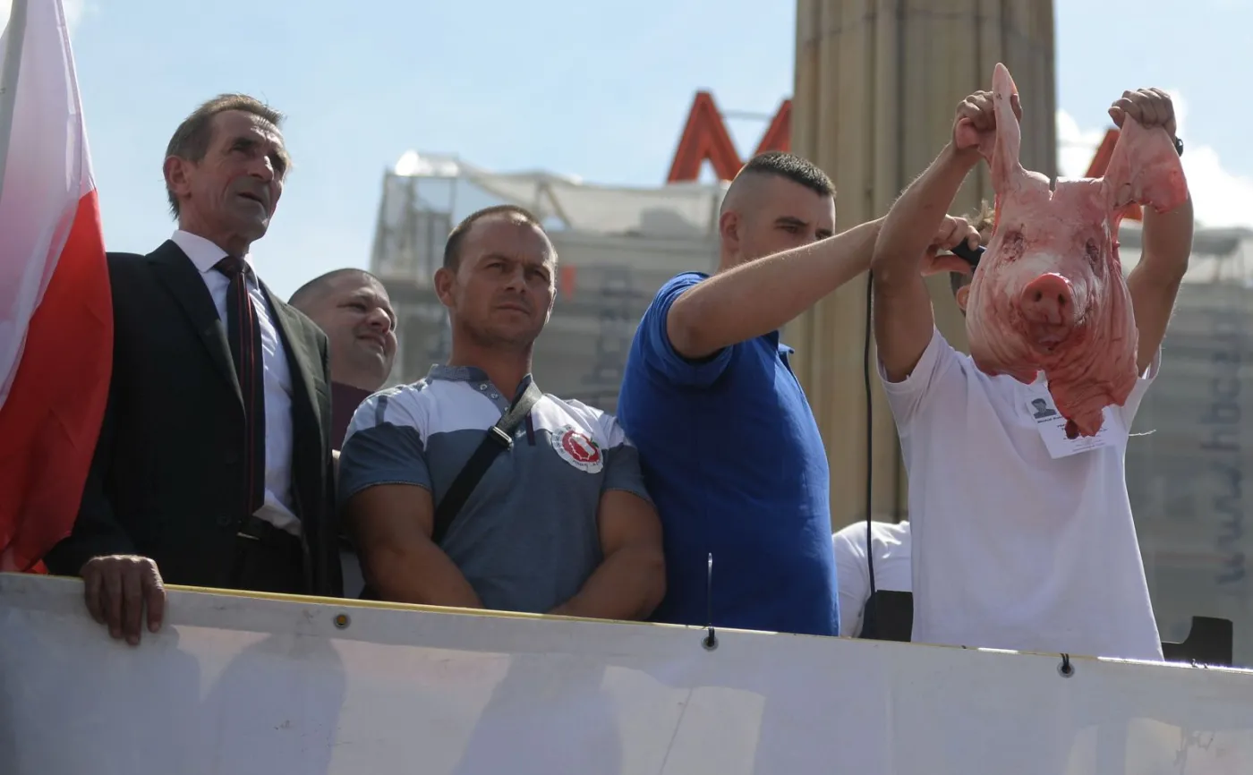 Protest rolników w Warszawie