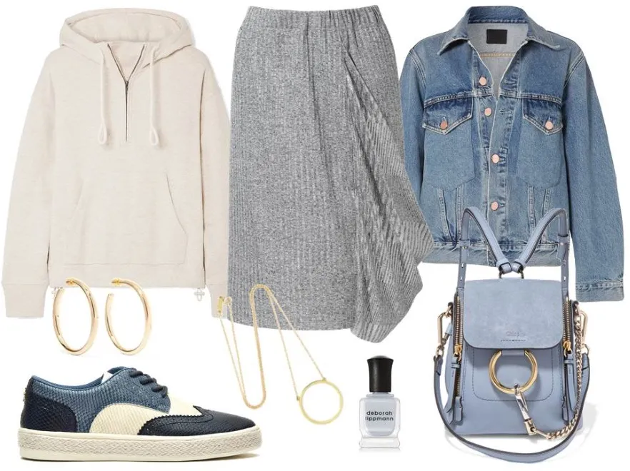 STYLIZACJE w kolorach nieba. Koniecznie do polubienia w tym sezonie!