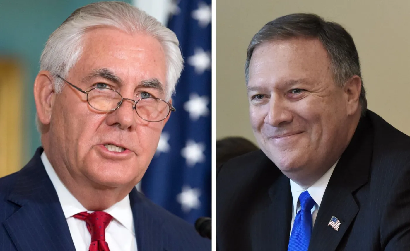Rex Tillerson i Mike Pompeo