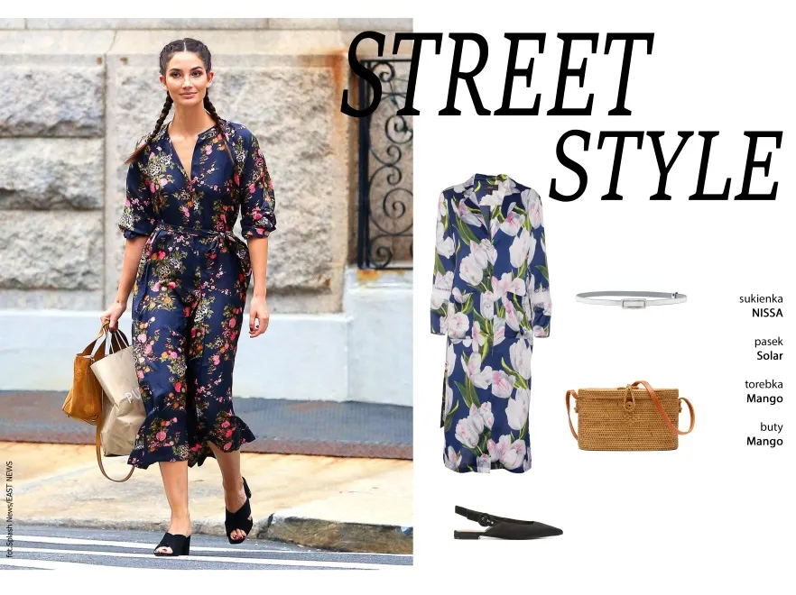 Modna wiosna cała w kwiatach. STYLIZACJE