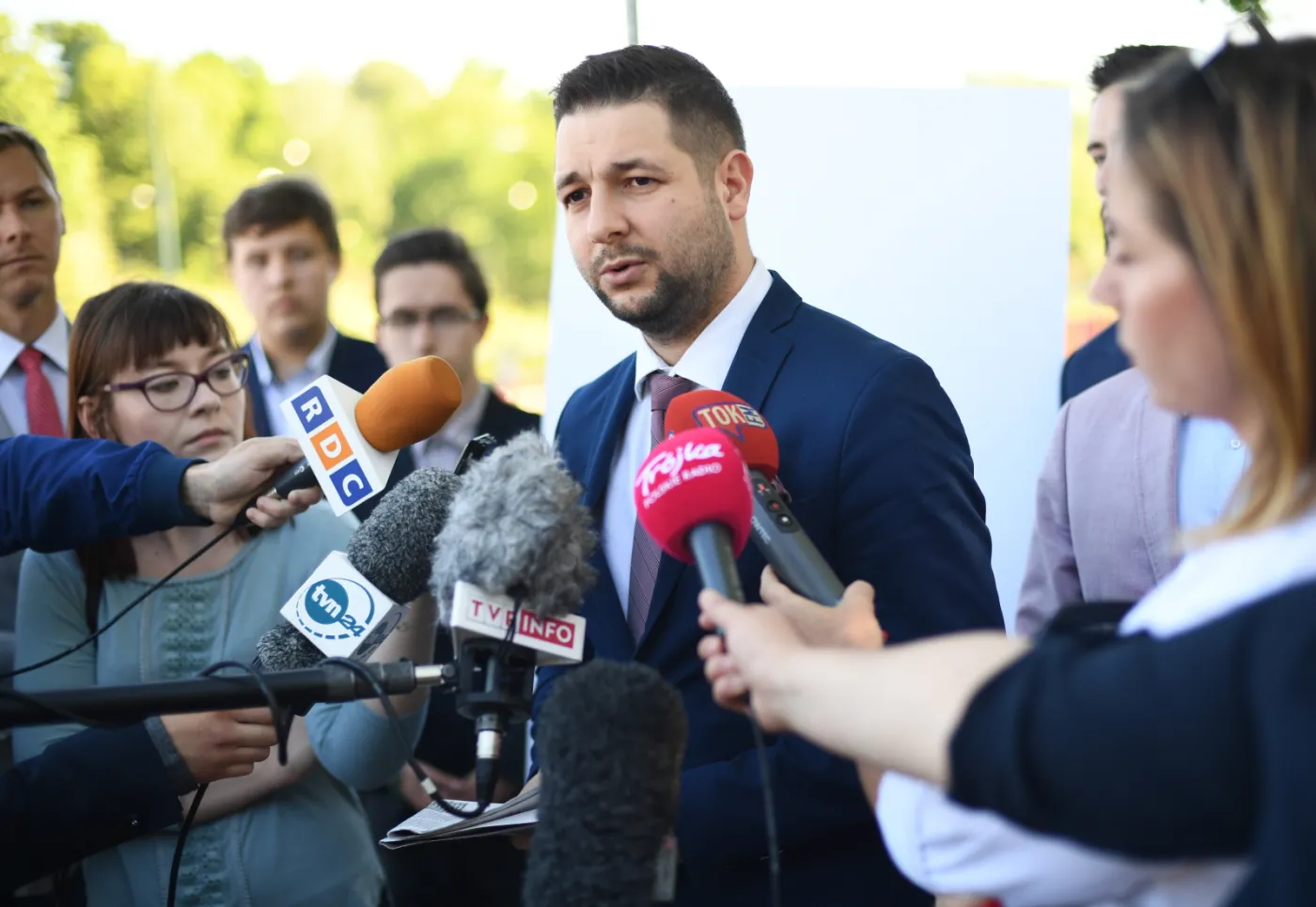 Wiceminister sprawiedliwości, kandydat PiS na prezydenta Warszawy Patryk Jaki