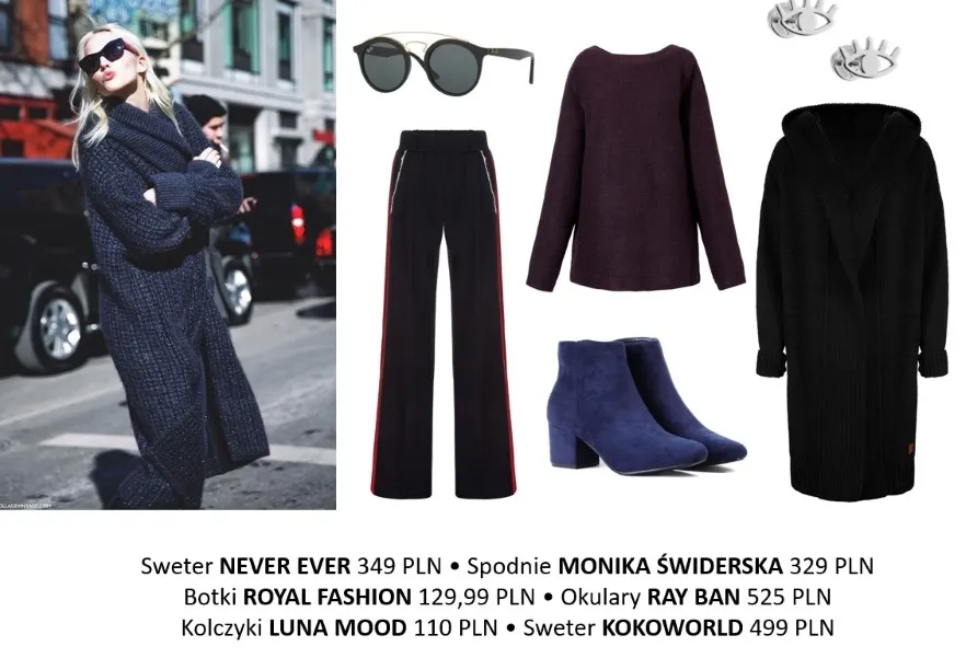 Na ratunek zmarzluchom! STYLIZACJE ze swetrem w roli głównej