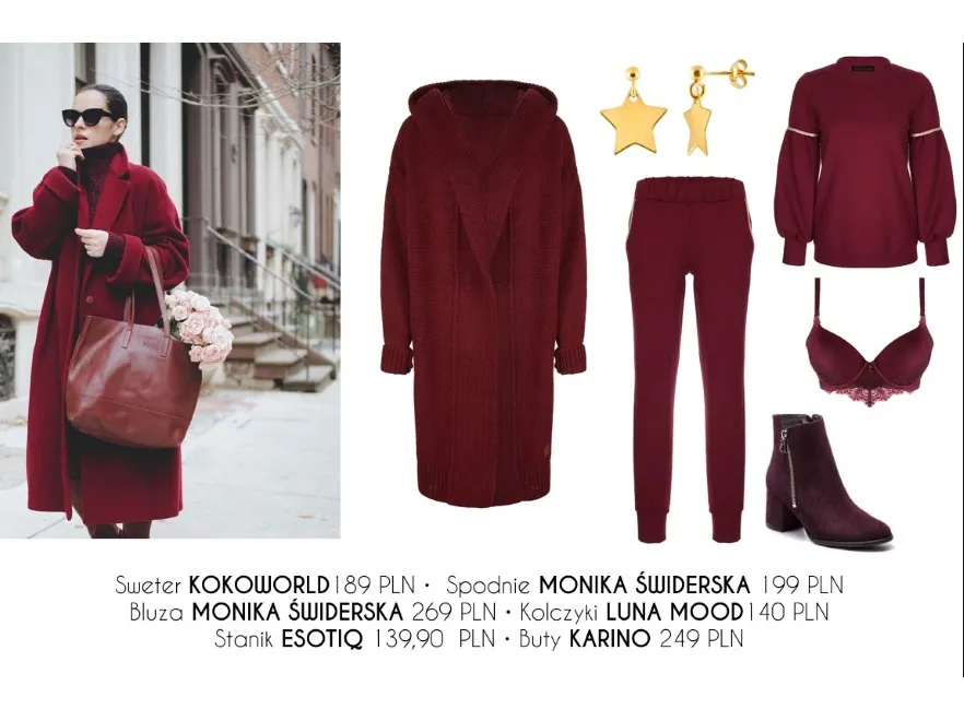 Zimowe STYLIZACJE w jednym kolorze od stóp do głów. Wyróżniaj się z tłumu!