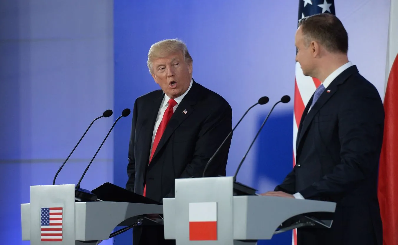 Donald Trump i Andrzej Duda