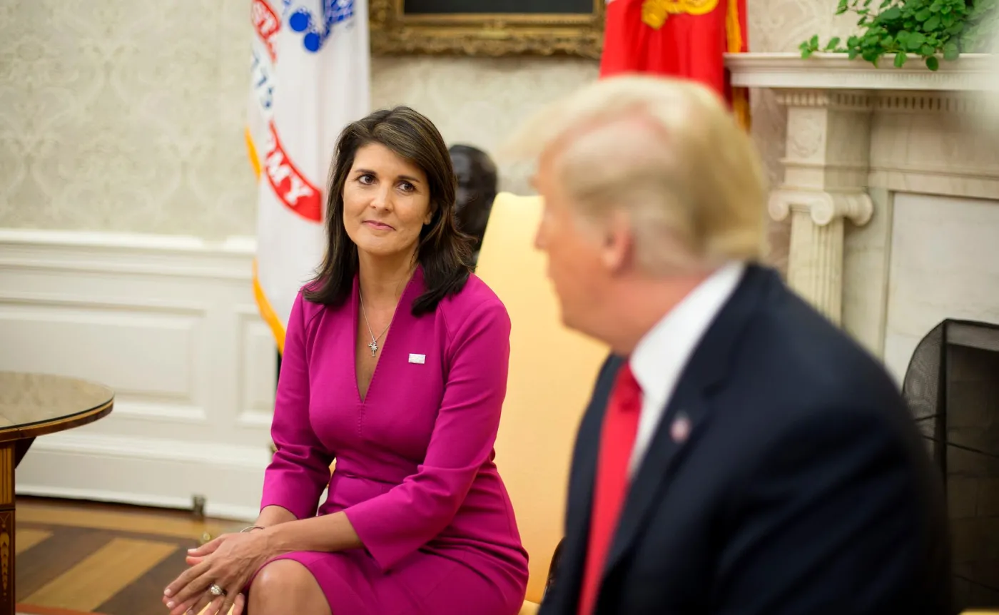 Nikki Haley i Donald Trump