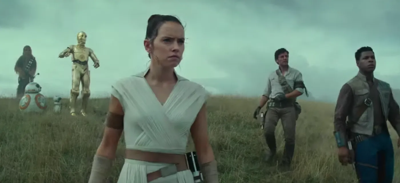 Kadr z IX części "Gwiezdnych wojen"