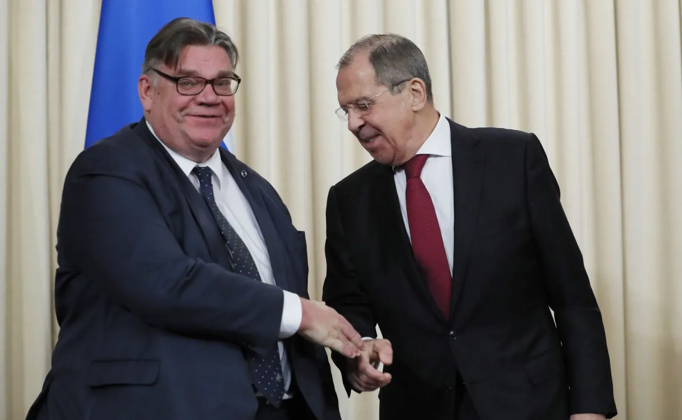 Siergiej Ławrow i Timo Soini