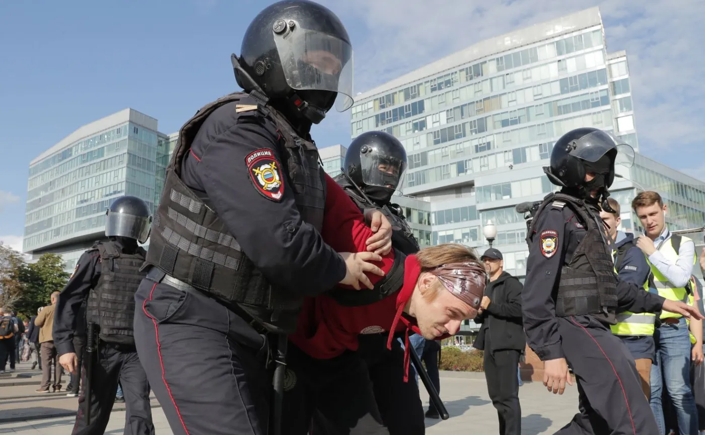 Protest opozycji w Moskwie
