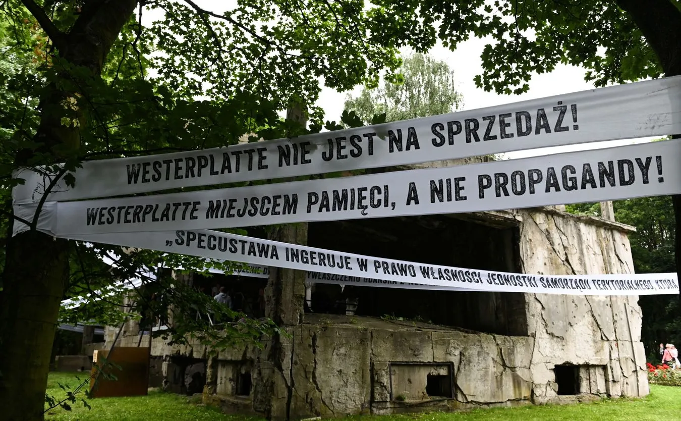 Transparenty na Westerplatte