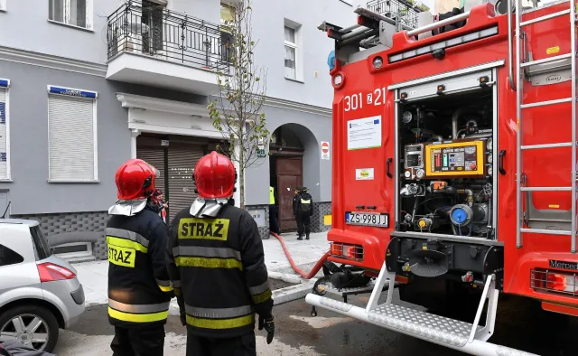 Pożar w kamienicy w centrum Szczecina. Zginęły trzy osoby