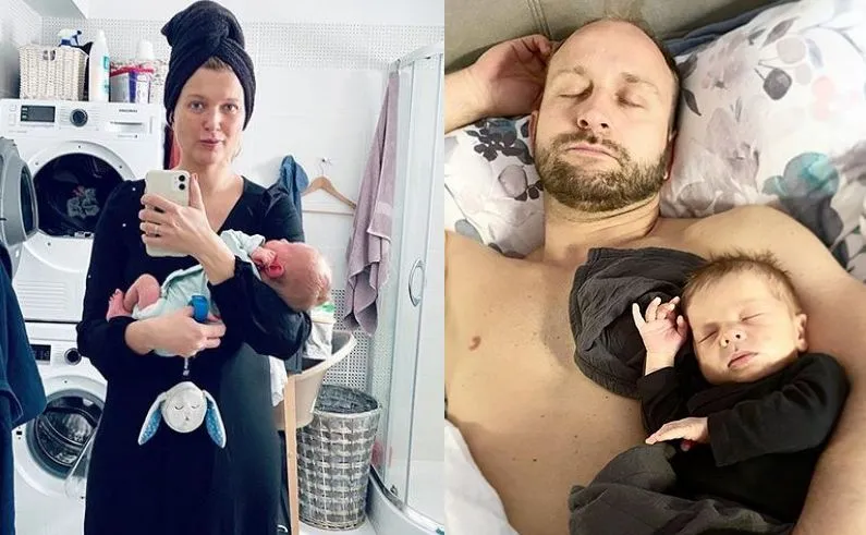 Żona Borysa Szyca pokazała różnicę między urlopem macierzyńskim i tacierzyńskim