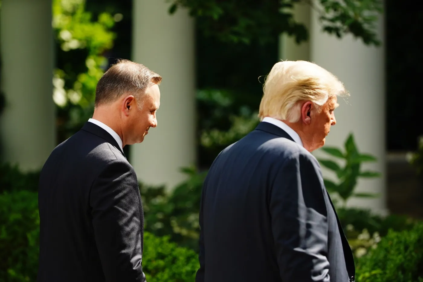 Andrzej Duda i Donald Trump