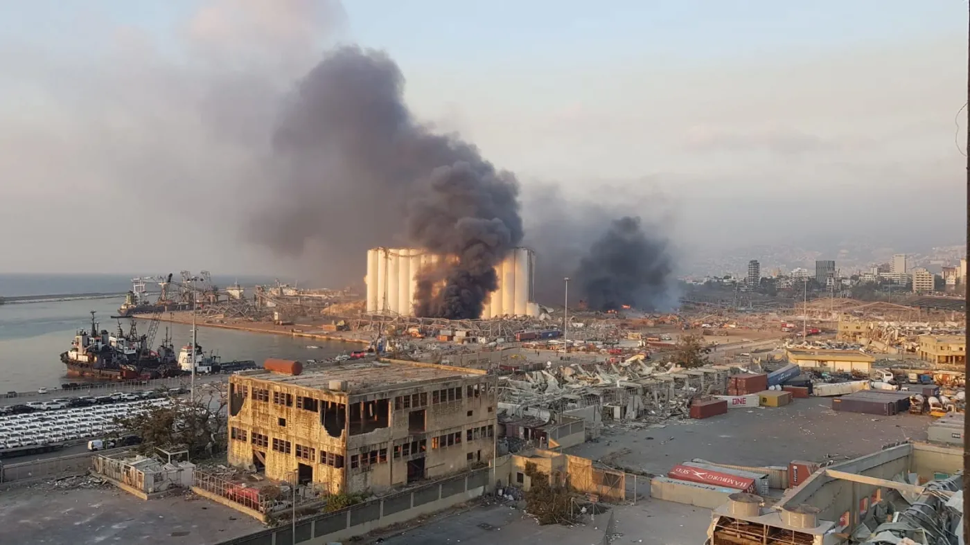 Wybuch w porcie w Bejrucie