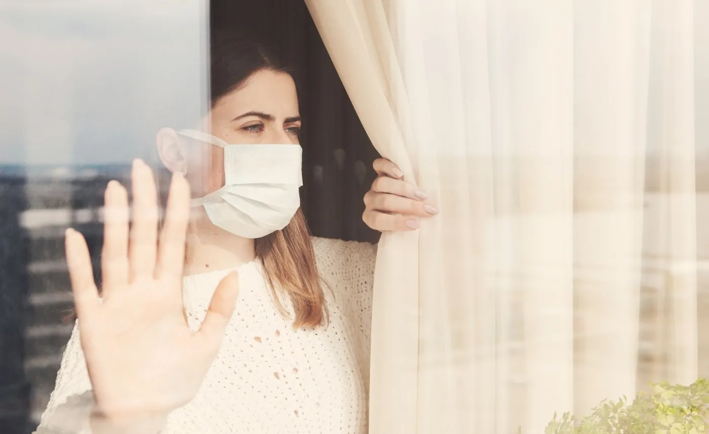 izolacja maseczka epidemia