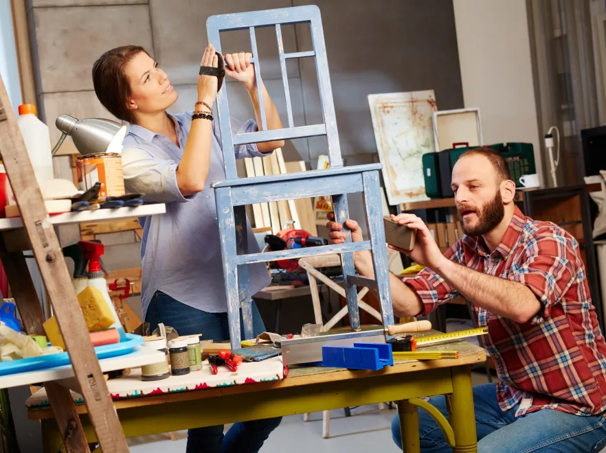 Para majsterkuje. Zajęcia DIY