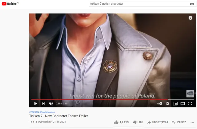 Polska premier grywalną postacią w kultowej japońskiej bijatyce [WIDEO]