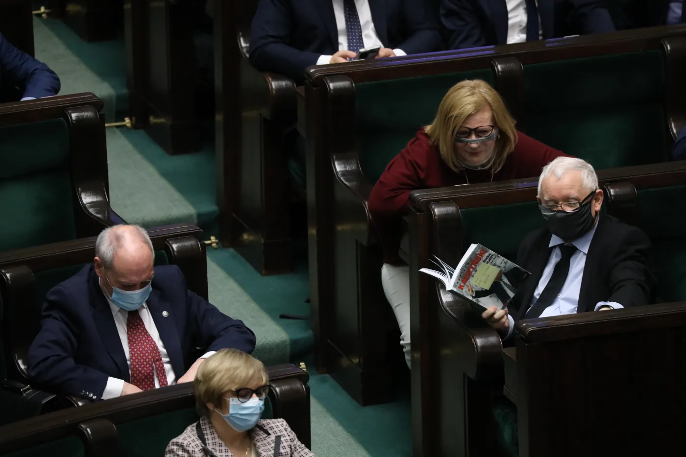 Jarosław Kaczyński w Sejmie