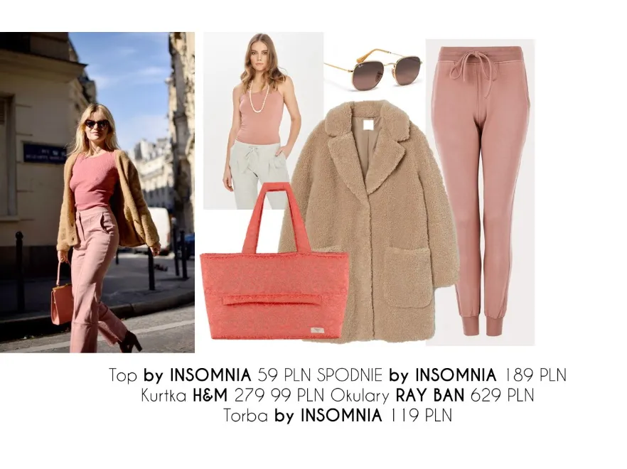 Truskawkowe latte: STYLIZACJE z beżem i różem